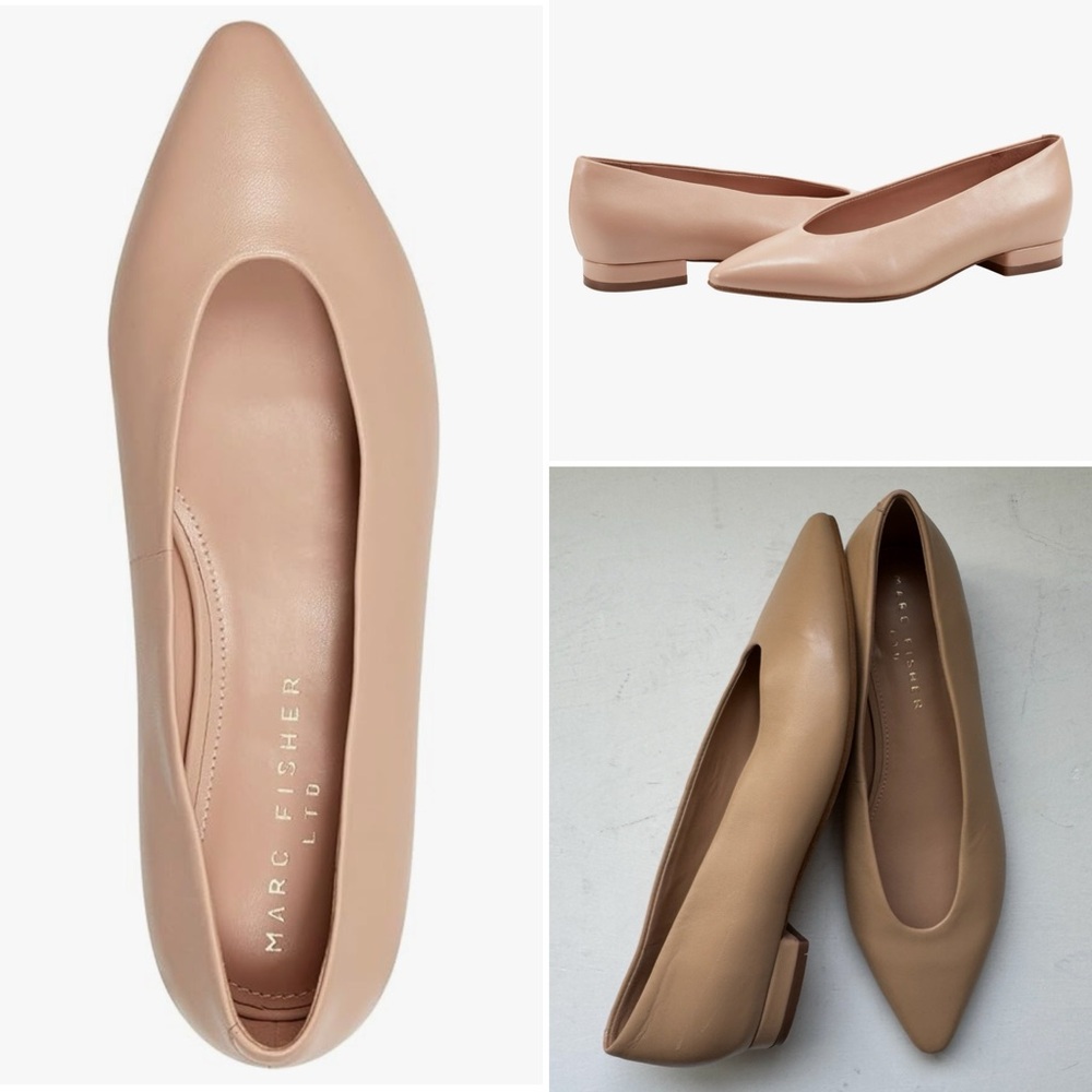 Marc Fisher Gunner Leather Flats